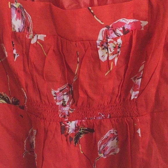 Free People Red Cherish The Light  Size Small Top - Picture 9 of 15